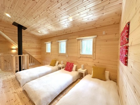 4名様までご利用いただける広いロフト