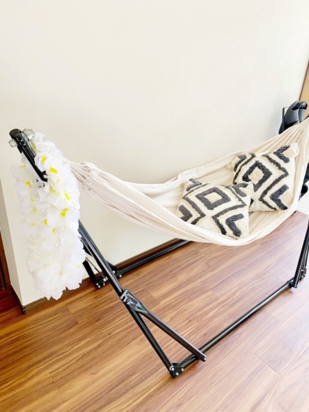 ハンモックでゆら〜り