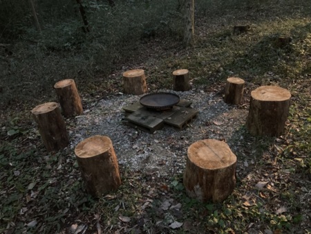 みんなで囲む焚き火のひととき