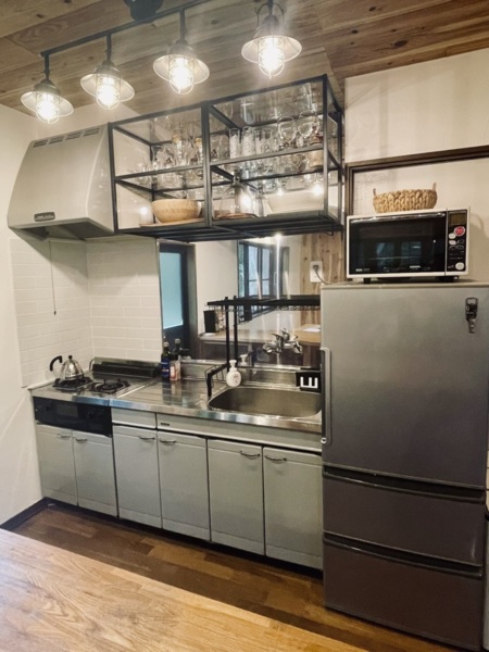 自炊に便利なフルキッチン