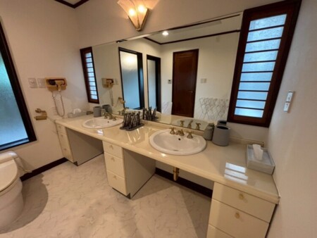 2ボウル洗面台完備！