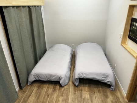 ３、４名時に追加でベッドをお出しします