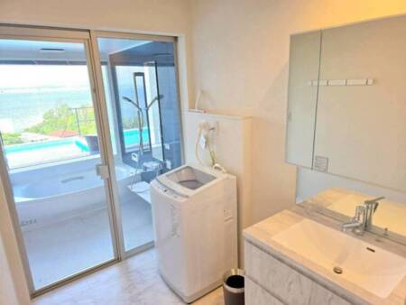 独立洗面台・洗濯機あり