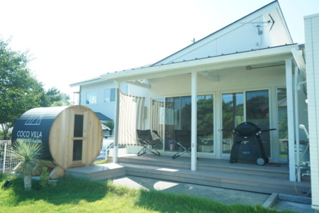 02 テラス・サウナ