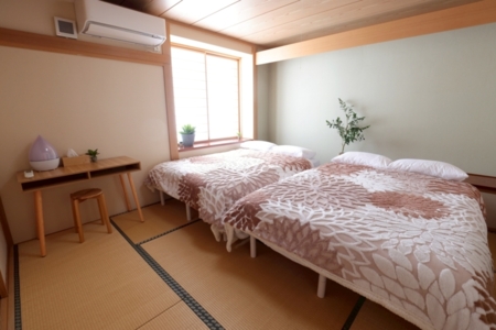 4名部屋（ダブルベッド2台）