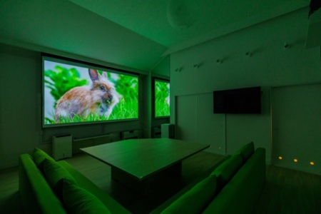 リビング（プロジェクター）