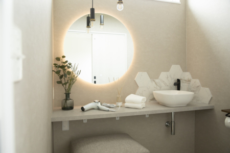 トイレは1Fと2Fにそれぞれあります