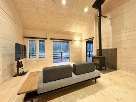 木の香りに包まれて、心も体もリラックス