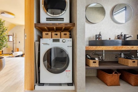 洗濯機・衣類乾燥機あり