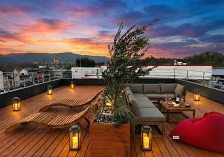 開放的なテラス