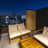 屋上（夜）