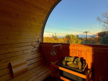 サウナからの眺め