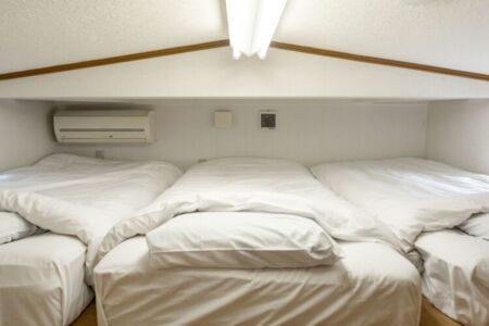 穏やかに過ごせる寝室空間