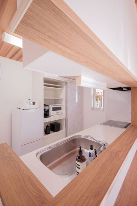 会話を楽しめる対面キッチン