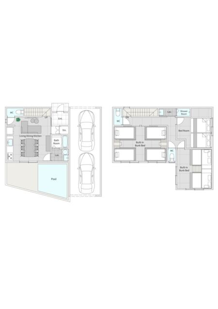 B棟：間取り図