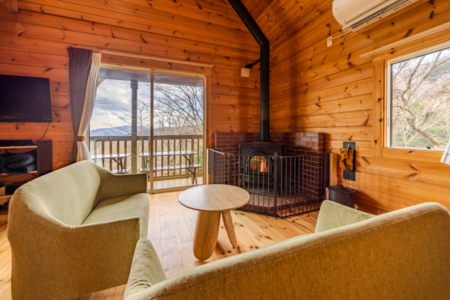 環境抜群のリビング