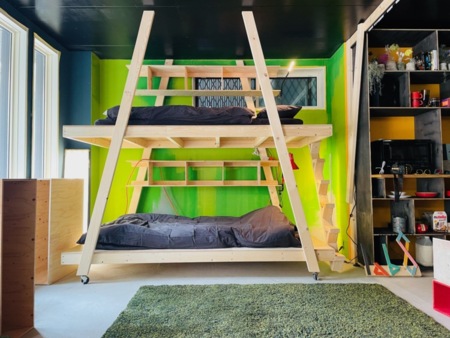 2段ベッド×2台で最大4名様ご利用可能