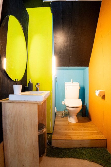 シャワー・広めトイレ付き　１F