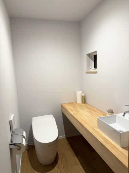 温水洗浄トイレを各階に設置