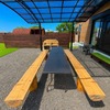 BBQエリアは特大屋根付き♪