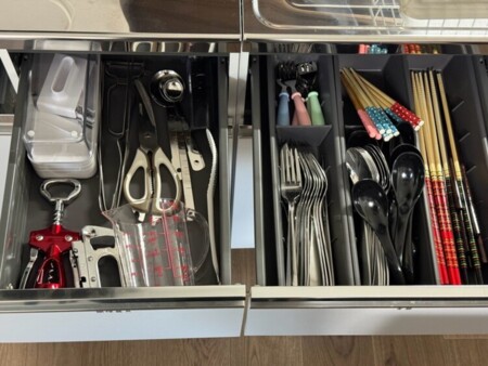 基本的な調理器具はそろってます！