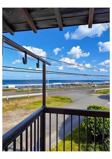 ベランダから海が一望！