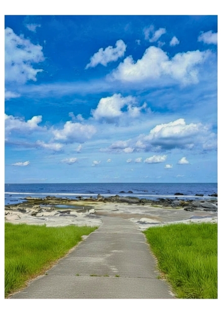 すぐ目の前が海！