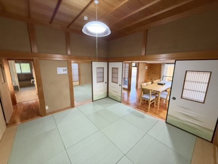 開放的な平屋造り！