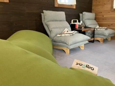 魔法のソファYogiboに身をゆだねる