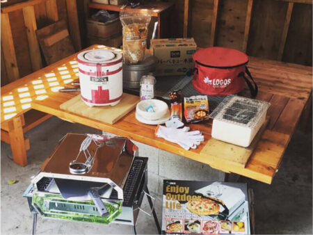 BBQを楽しむための道具も充実